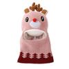 Sombrero de Invierno para Niños Sombrero Lei Feng Bufanda para el Cuerpo Sombrero de Navidad Sombrero Tejido con Protección Facial de Ciervo de Dibujos Animados con Forro Polar Sombrero a Prueba de Viento