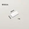 Atacado de fábrica acessórios para notebook fivela metal escovado autoadesiva fivela de ferro fivela de nome com logotipo fivela de hardware para bloco de notas
