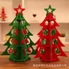 Decoración Navideña Nueva Transfronteriza DIY Mini Árbol de Navidad de Fieltro Adornos Formas Hechas a Mano