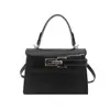 Bolsa Feminina Quadrada Pequena Estilo Coreano Fresca para Revenda Bolsa de Ombro Único com Padrão de Crocodilo Cor Sólida Bolsa Transversal Tendência Outono 2026