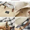 Bolsa tote de lona minimalista versátil estilo japonês para o dia a dia, bolsa de mão para estudante universitário, bolsa de ombro, bolsa transversal unissex