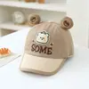 2026 Nuevo Estilo Gorra de Béisbol para Bebé Oso Osito Estilo Urbano Gorra Infantil Sombrero de Sol de Verano Exportación