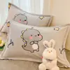 Un par de fundas de almohada de terciopelo de leche engrosadas para otoño e invierno, adecuadas para uso doméstico; fundas de almohada de forro polar de coral, almohadillas para adultos y fundas de almohada (se vende individualmente)