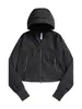 Ropa de Protección Solar Hielo-Seda Estilo Mismo Supermodelo de Lulu para Mujer, Chaqueta Ligera y Transpirable de Protección UV para Exteriores, Corte Ajustado