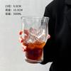 Vaso de Hielo Taza de Té de Boca Pequeña Taza de Café Fruta Burbuja Gran Capacidad Vaso de Agua Vintage Bebida de Soda Ancho Estilo Americano