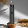 Recortador de Vello Nasal Eléctrico para Hombres, Limpieza de Fosas Nasales Recargable, Tijeras para Depilación de Vello Nasal, Herramienta para Afeitar y Depilación de Vello de Orejas