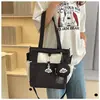 Bolsa de Tote de Nylon Fresca y Dulce Otoño 2026 Gran Capacidad Hombro Único Bolsa para Mujer Cremallera Bolsillo para Teléfono para Uso Diario