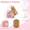 Venta Caliente Transfronteriza Rosa Plegable de Bolsillo Mini Lupa Portátil Espejo de Maquillaje Espejo Pequeño Set de Regalo