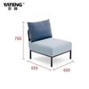 Móveis Woden Modelo Designer Sofá de Rattan Trançado para Exterior Villa Piscina Jardim Pousada Conjunto de Sofá de Rattan Arte em Rattan