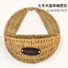 Cesta de mimbre para colgar en la pared, cesta de mimbre para flores, cesta de mimbre para colgar en la pared, maceta de mimbre, cesta de flores, cesta colgante para arreglos florales