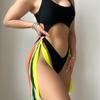 Traje de baño Bikini Sexy Calado de Moda Nuevo de Comercio Exterior Transfronterizo Europeo y Americano 2438