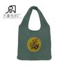 Bolsa de ombro de crochê feita à mão transfronteiriça da Amazon, bolsa de compras de tricô bordada à mão, série Mori girl de lã tecida para mulheres