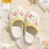 Clogs Infantis Fofos Happy Mary Casuais para Interior Antiderrapantes Sandálias de Verão para Praia Florais de Eva para Meninos e Meninas