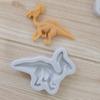 Variedade de molde de silicone de dinossauro, forma de silicone para bolo flip sugar, molde de silicone de dinossauro DIY para chocolate