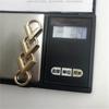 Colgante de Doble Gancho en Forma de V Largo Dorado Lujo Ligero Estilo Chanel Herrajes para Bolsos de Mujer Cadena Hebilla Decorativa Accesorios para Fundas de Teléfono Celular DIY