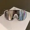 Óculos de Sol Ciclismo ao Ar Livre Alpinismo Esqui À Prova de Vento Óculos de Sol Proteção Solar Óculos de Sol de Peça Única para Homens e Mulheres com Armação Retrô Oversized