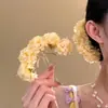 Nuevo Pasador de Flor de Tela Estilo Chino, Retro y Elegante, Lujo Ligero, Accesorio para el Cabello Versátil con un Toque de Gama Alta de Nicho