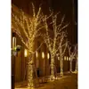 Decoración Navideña Luces de Hadas Pequeñas Luces de Cadena Intermitentes Cielo Estrellado Luces de Cadena Coloridas Luces de Ambiente Luces de Cadena para Exteriores Luces para Árboles Luces de Neón