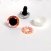 Brillo de Partícula Gruesa Ojos Estéreo Juguete de Peluche Accesorios de Plástico Cristal de Resina Brillo Ojos 3D Globos Oculares de Animal