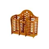 Venda Direta de Fábrica Suporte de Hashi de Parede Doméstico de Cozinha Suporte de Hashi de 3 Compartimentos Escorredor Cesta de Hashi Tubo de Hashi