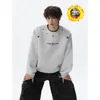 Sudadera con cuello redondo bordada de peso pesado American cleanfi para hombre, moderna, primavera y otoño 2026, suéter versátil deportivo retro