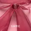 Atacado Fio de Três Fios 3060 Tecido de Organza Perolado, Leve e Crocante, Adequado para Vestidos de Noiva, Cenários de Palco, Tecidos Artesanais e Digitais