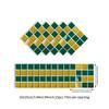 Conjunto encantado para banheiro adesivos de parede de mosaico de cristal à prova d'água cozinha adesivos de azulejo à prova de óleo adesivos estéreo 3D fabricantes de origem