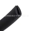 Tira de vedação de silicone preta, à prova d'água, resistente a altas temperaturas, resistente ao desgaste, borracha sólida, tira plana quadrada, tira retangular, almofada de borracha