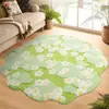 Alfombra Antideslizante Transfronteriza, Alfombrilla de Noche para Dormitorio, Alfombrilla Decorativa de Suelo Tufted Flocado para Habitación Infantil de Comercio Exterior, Alfombra para Sala de Estar