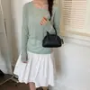 Bolso de Hombro Individual de Color Sólido de Moda de Diseño de Nicho para Mujer, Nuevo Bolso de Mano Cruzado de Moda 2026 para Viajes