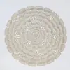 Mantel individual de loto transfronterizo, resistente al calor, impermeable, a prueba de aceite, de PVC, lavable, aislante térmico, para mesa de hotel o restaurante, estilo Ins