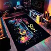 Alfombra Impresa para Consola de Juegos Amazon PS5, Alfombra para Sala de Estar, Alfombra para Mesa de Café y Sofá, Alfombra para Mesita de Noche de Dormitorio, Felpudo para Entrada