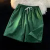Shorts Lisos de Nuevo Estilo para Hombre Verano 2026, Talla Grande, Versátiles Casuales para Pareja, Color Caramelo Multicolor, Estilo Hong Kong, Holgados, Hasta la Rodilla