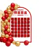 Decoración de Atmósfera Primaveral para Centros Comerciales y Tiendas, Actividades del Día del Trabajo, Pared de Sobres Rojos de Caja Ciega Kt