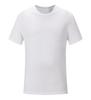 Camiseta Personalizada Cuello Redondo Manga Corta Algodón Porcelana de Hielo Verano Color Sólido Holgada Manga Corta Camisa Publicitaria con Logo Impreso Uniforme de Clase Catering