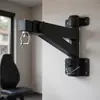 Estante para Saco de Boxeo Telescópico Colgante Sanda Interior Hogareño Soporte de Pared para Saco de Arena Equipo de Entrenamiento Plegable