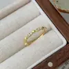 Anillo de Corazón Incrustado con Diamantes de Plata Esterlina S925 para Mujer, Diseño de Nicho Retro Japonés, Sensación de Alta Gama, Popular en Xiaohongshu