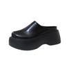 Mules Mary Jane Cerrados de Suela Gruesa para Mujer que Aumentan la Altura, Nuevos de Moda Primavera 2025 Sandalias Deslizables Estilo Birkenstock
