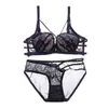 TikTok Explosivo Sexual Bonito Costas Roupa Íntima Calcinhas conjunto Peito Pequeno Feminino Push-up Ajustável Renda Sutiã