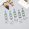 Adesivo de Cristal Acrílico Ímã de Geladeira Magnético Macio, Ímã de Geladeira Tridimensional com Formato Especial de Garrafa de Cerveja, Criativo e Personalizável com Logotipo