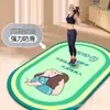 Manta para saltar la cuerda interior cojín ultrarrápido alfombra de terciopelo de cristal yoga correr fitness alfombrilla insonorizada antideslizante
