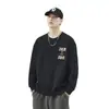 Sudadera Nueva de Patchwork con Bolsillo para Hombre Otoño/Invierno 2026 Estilo High Street Americano Holgada Cómoda Versátil Casual Manga Larga