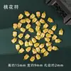 Tendência Nacional Método Antigo Pingente de Ouro de Areia Fogo Azul Gotejamento de Óleo Sorte Oco Esculpido Pérolas Incrustadas Acessórios para Pulseira Colar DIY Feito à Mão
