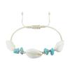 Pulsera de conchas marinas de verano para playa y mar de Europa y Estados Unidos, pulsera de conchas tejida a mano, fabricantes en stock