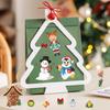 Calcomanías de Navidad Calcomanías Navideñas de Elfo DIY Hechas a Mano para Niños Calcomanías de Regalo para Fiesta de Navidad Calcomanías