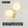 Lámpara de pared de cobre lámpara de noche de dormitorio led moderna minimalista villa americana lujo sala de estar escaleras lámpara de pared de latón