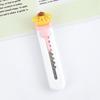 Cuchillo de Arte Personalizado Creativo Lindo Cuchillo de Dibujos Animados Desmontable Cuchillo Express Suministros Culturales para el Aprendizaje Cuchillo para Papel Tapiz Hecho a Mano Venta al por Mayor