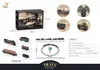 Paquete en Inglés Transfronterizo Set de Vías de Tren de Vapor Retro Tren Eléctrico Simulado Juguetes para Niños de Amazon