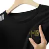 Camiseta de Malla de Seda Helada de Manga Corta para Hombre Verano Seleccionado Cuello Redondo Delgada Holgada Transpirable Camiseta de Media Manga Talla Grande
