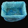 Bolsa liner para caja de frutas y verduras cubierta anti-vaho bolsa con marco interior bolsa plana bolsa de espuma azul verde bolsa para mantener la frescura